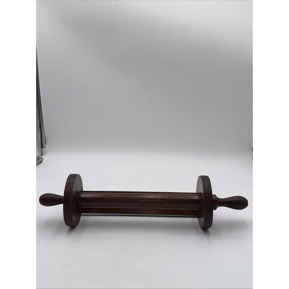 Vintage Wooden Wall Mount Paper Towel Holder Cottage Core Rustic Kitchen Decor